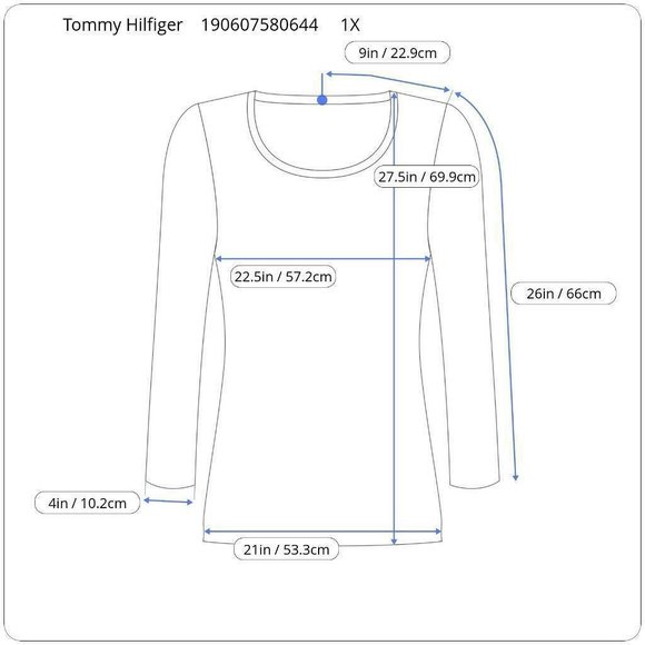 Tommy Hilfiger Womens Sweater Blue Snowmass Peak - Picture 11 of 11